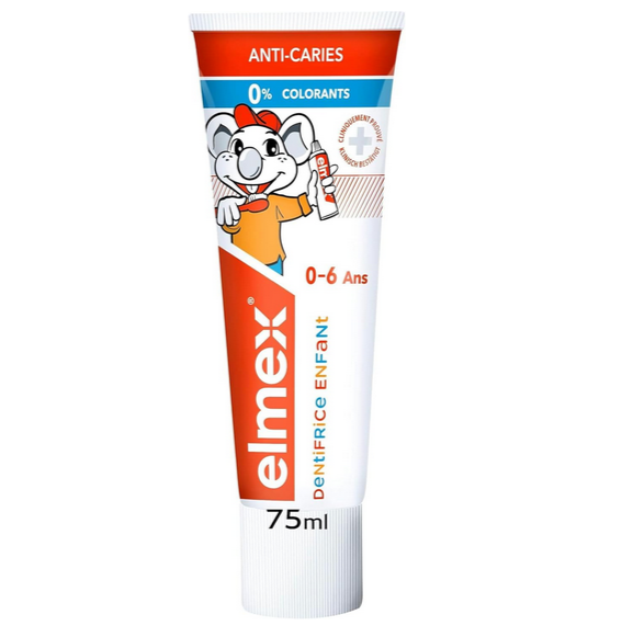 Elmex Dentifrice pour Enfant - 75ml, 0-6 Ans à 2,34€ sur Amazon.png