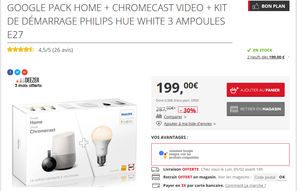 Enceinte intelligente Google PACK HOME   CHROMECAST.png