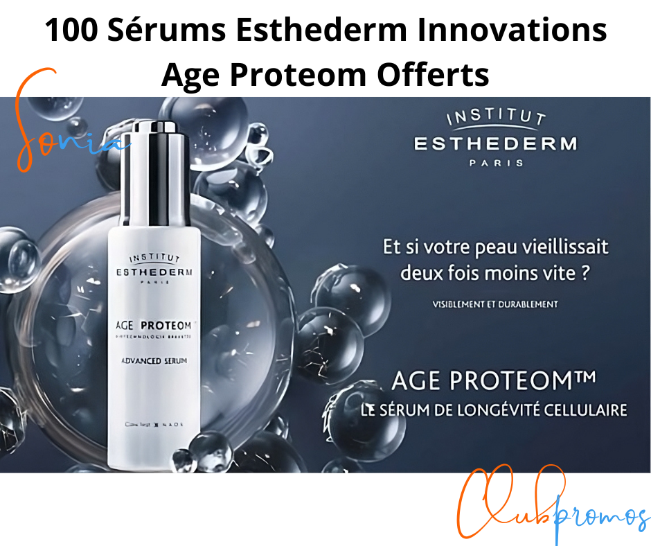 Bon plan Institut Esthederm : Test gratuit du sérum anti-âge AGE PROTEOM™ Eye Advanced pour le contour des yeux, 100 sérums offerts.