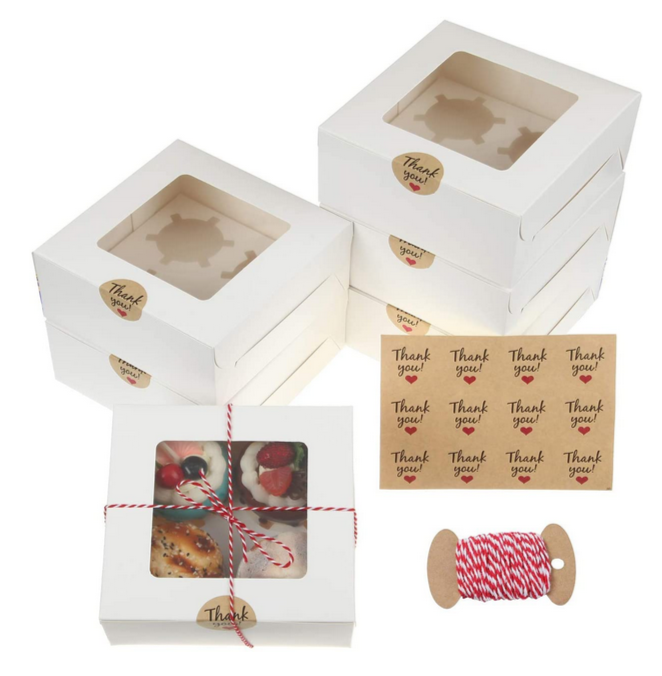 EZOLY-30-Pièces-Boîte-à-Cupcakes-et-Corde-avec-fenêtre-et-Inserts-4-Supports-boîtes-à-Biscuits...png