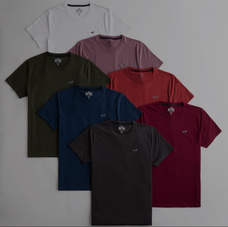 Gars-Lot-de-7-t-shirts-ras-du-cou-pour-toute-la-semaine-Gars-Hauts-HollisterCo-com.png