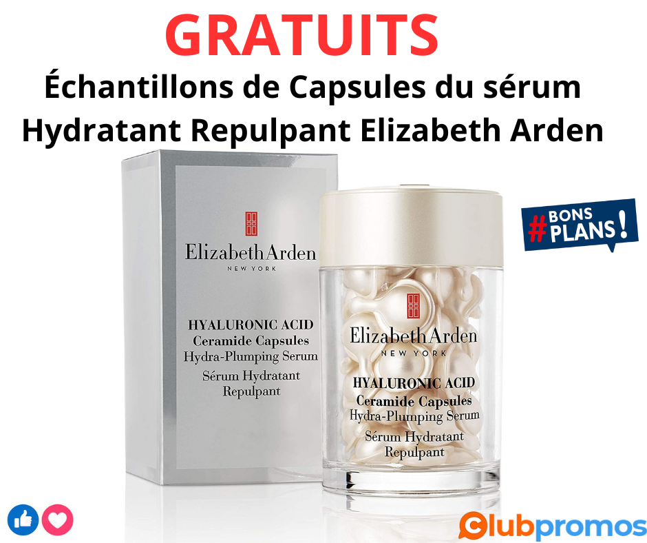 GRATUITS Échantillons Gratuits de capsules sérum Hydratant Repulpant Elizabeth Arden.png