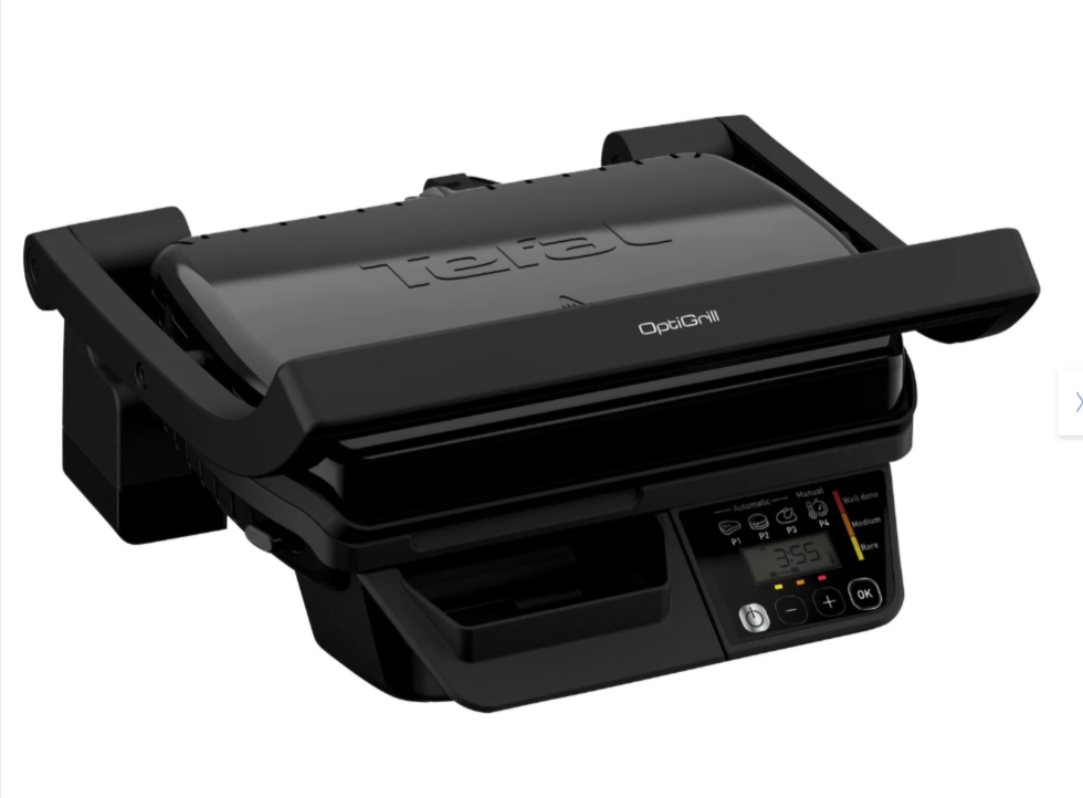 Grill Électrique Tefal OptiGrill GC7P08, 2000 W à 55,49€ au lieu de 130€ chez Lidl.png