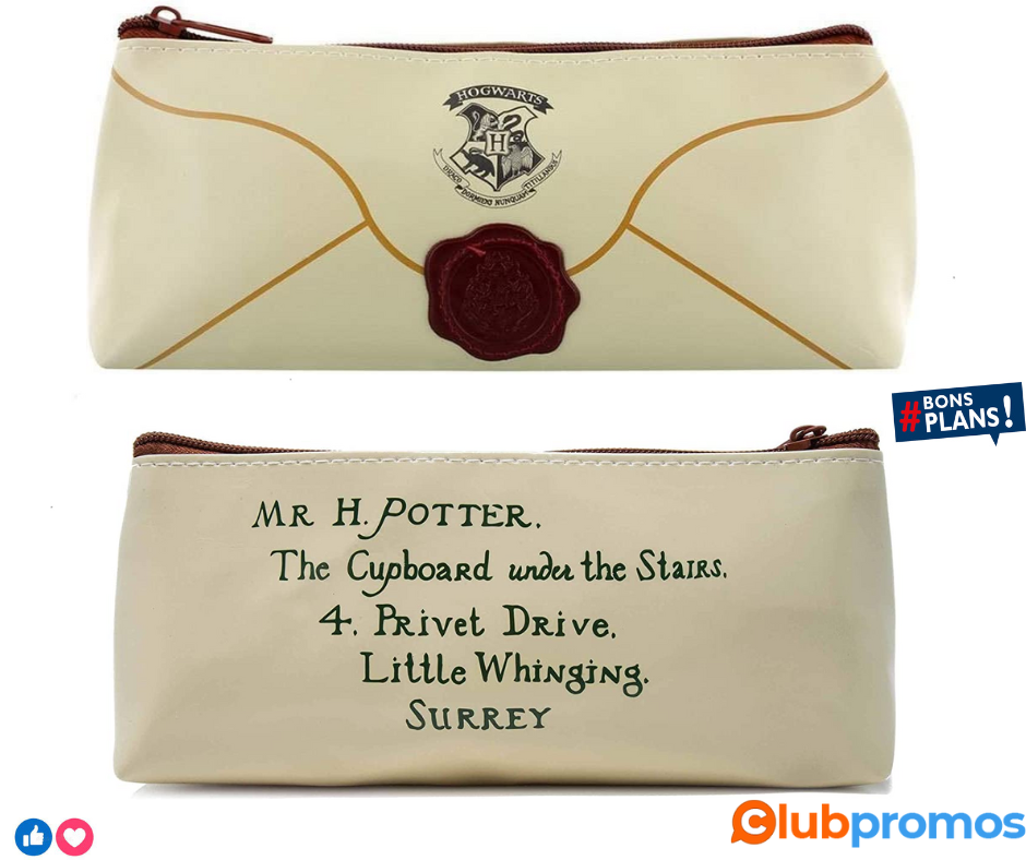 Harry Potter Winfield Trousse Scolaire Premium, ABS, Crème, 29x7cm.png