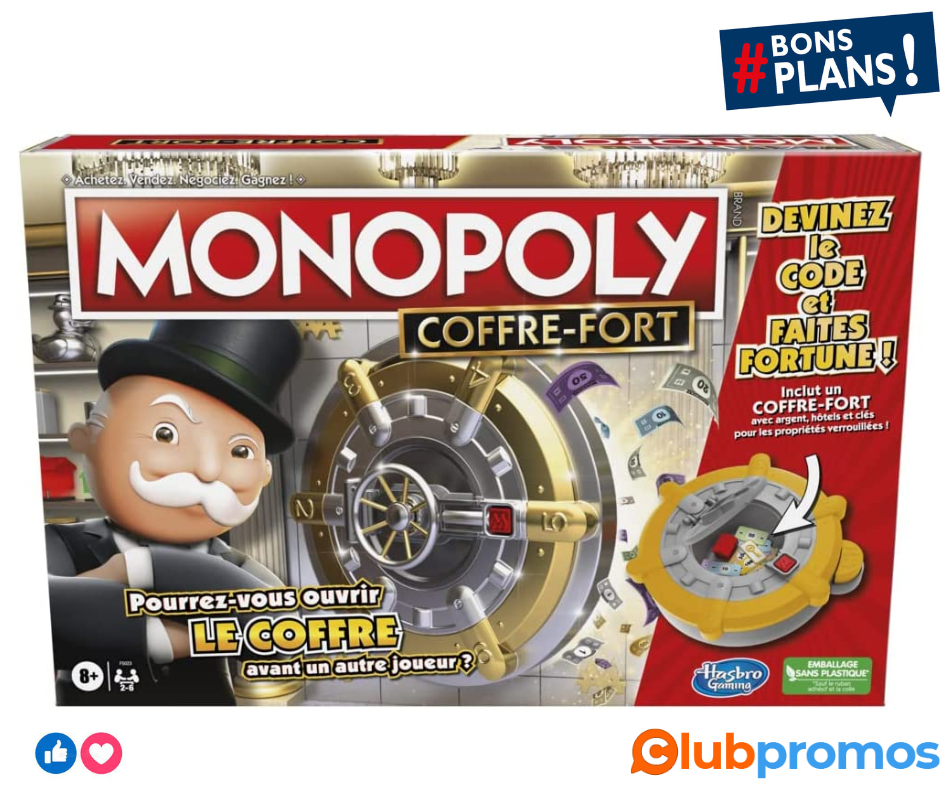 Hasbro Gaming Monopoly, Jeu de Plateau pour la Famille et Les Enfants, 2 à 6 Joueurs, dès 8 An...png