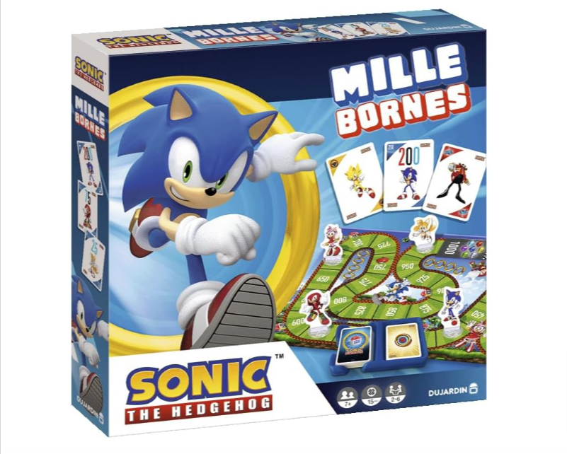 Jeu de société Mille Bornes Sonic – 19,90€ au lieu de 26,90€ sur Amazon.png