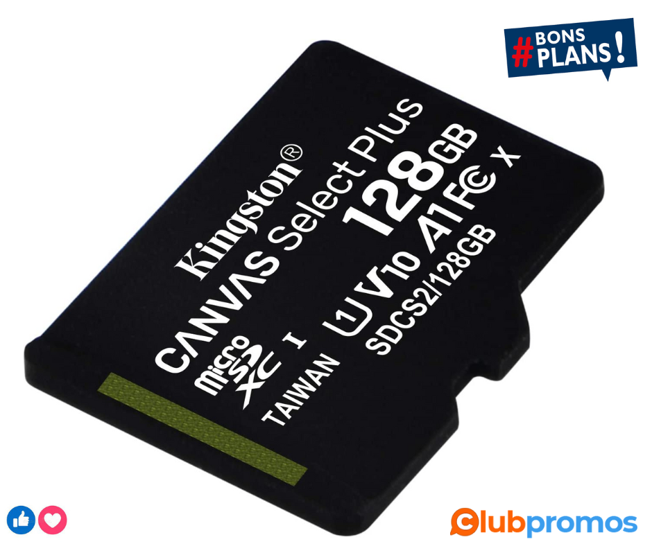 Kingston Canvas Select Plus Carte MIcro SD SDCS2128GBSP Class 10.png