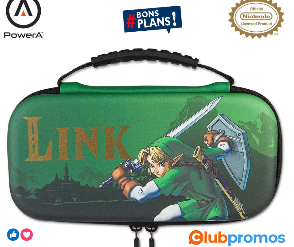 Kit de protection pour Nintendo Switch Lite - Link Hyrule.png