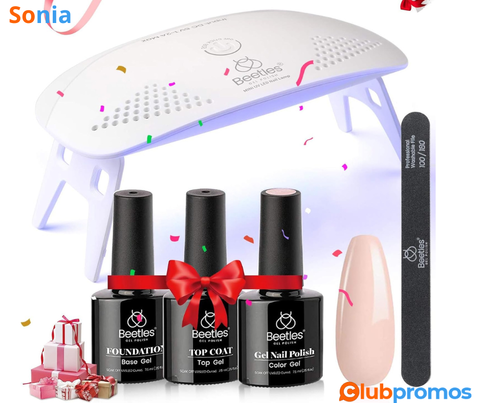 Kit Vernis Semi Permanent Complet Beetles - UV Mini Lampe et Top Base Gel à 2 kits au choix 5,...png