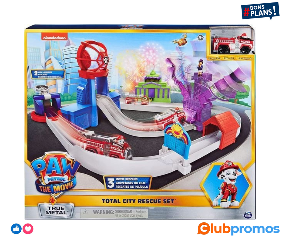 La Pat' Patrouille - Total City Rescue Playset True Metal - Univers Adventure City Réplique Of...png