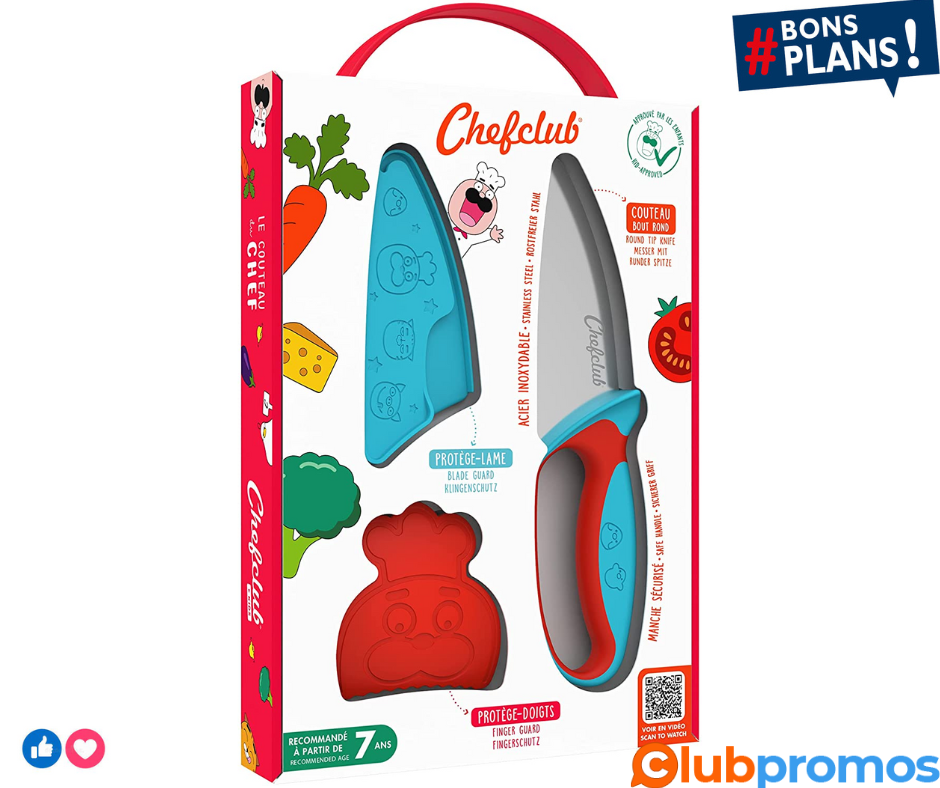 Le Couteau du chef Chefclub Kids Bleu & Rouge .png