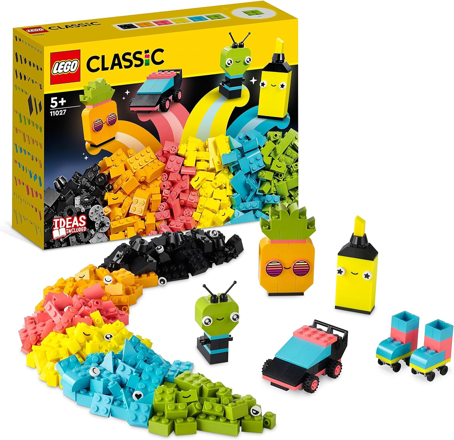 LEGO 11027 Classic L’Amusement Créatif Fluo, Jouet Briques,.jpg