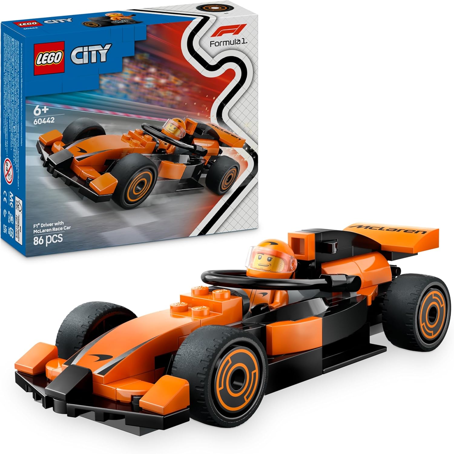 LEGO City 60442 Voiture de Course McLaren avec Pilote de F1 à 7,94€ au lieu de 12,99€ sur Amazon.jpg