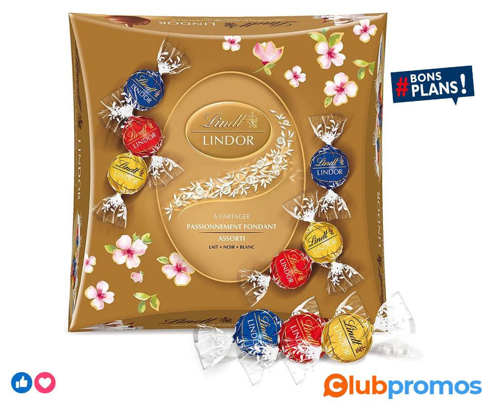 Lindt - Boîte de partage LINDOR - Assortiment de Chocolats au Lait, Noirs et Blancs - Idéal po...png