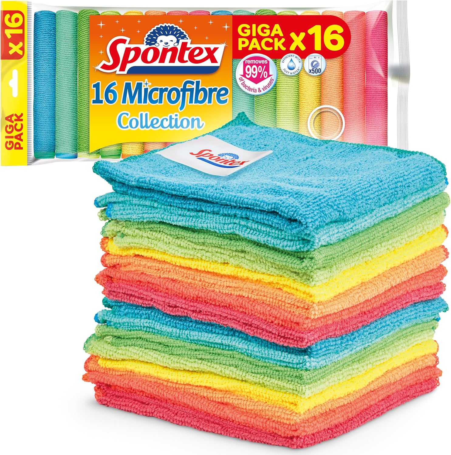 Lot de 16 Chiffons Microfibres Spontex – 6,99€ au lieu de 11,99€ sur Amazon.jpg