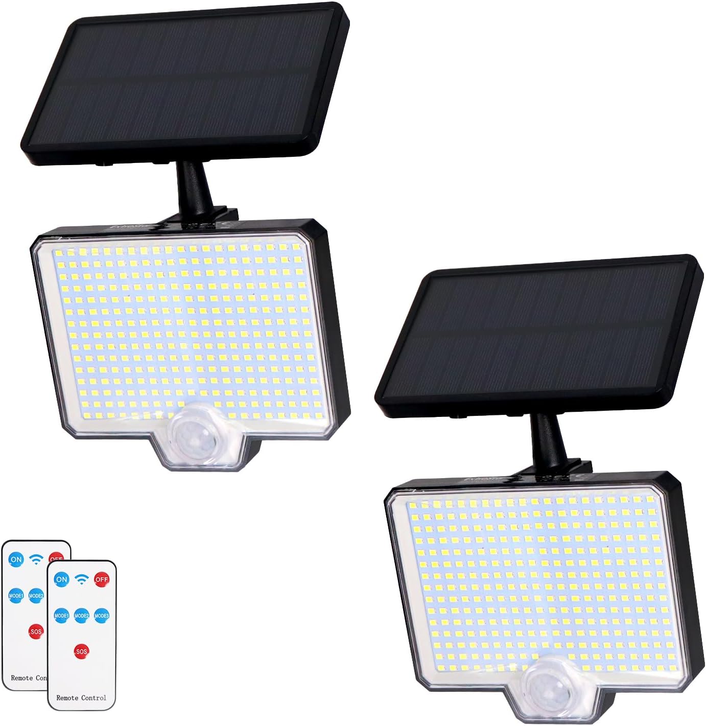 Lot de 2 Lampes Solaires Extérieures avec Détecteur de Mouvement et Télécommande – EXTRASTAR.jpg