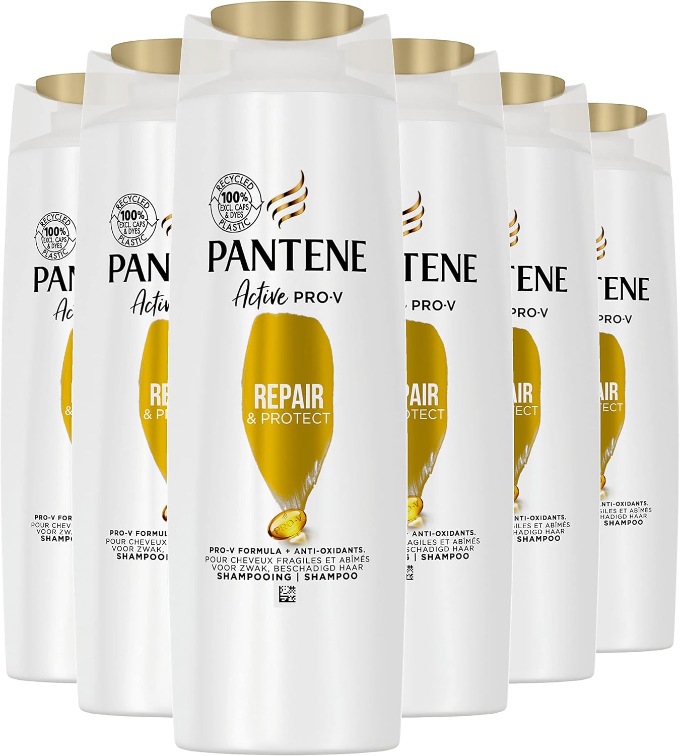 Lot de 6 Shampoings Pantene Active Pro-V pour cheveux fragiles et abîmés - 225 ml à 15,44€ au ...jpg