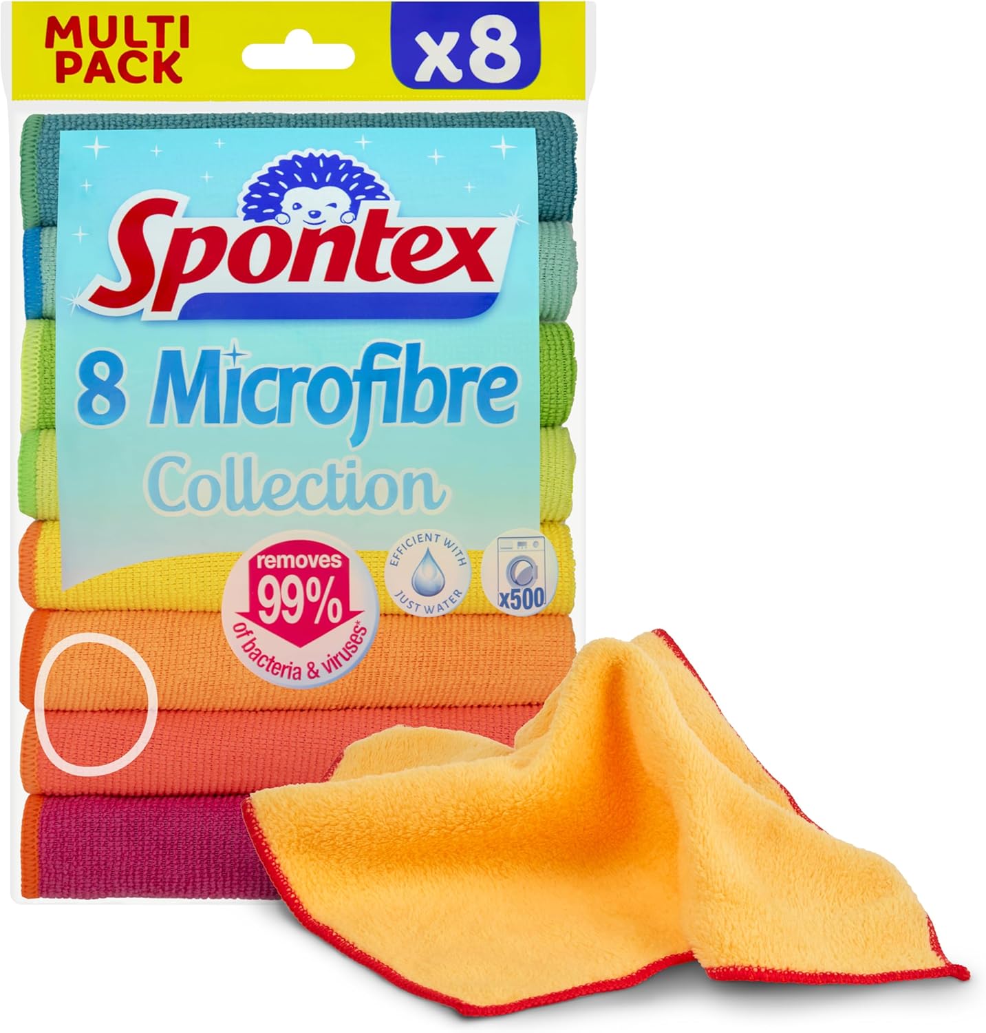 Lot de 8 Lingettes Microfibre Spontex Collection à 5,35€ sur Amazon.jpg