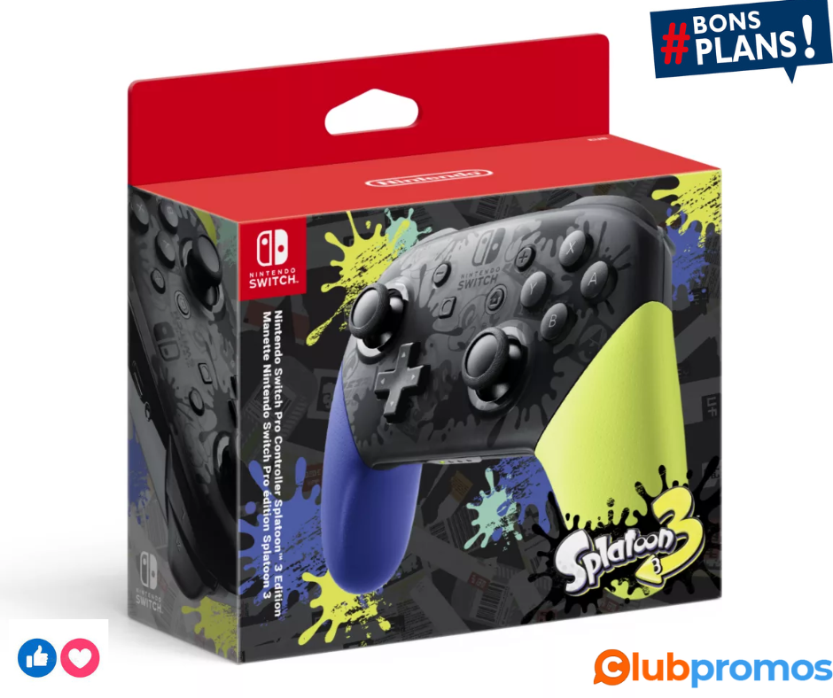 Manette NINTENDO Manette Pro Edition Splatoon .png