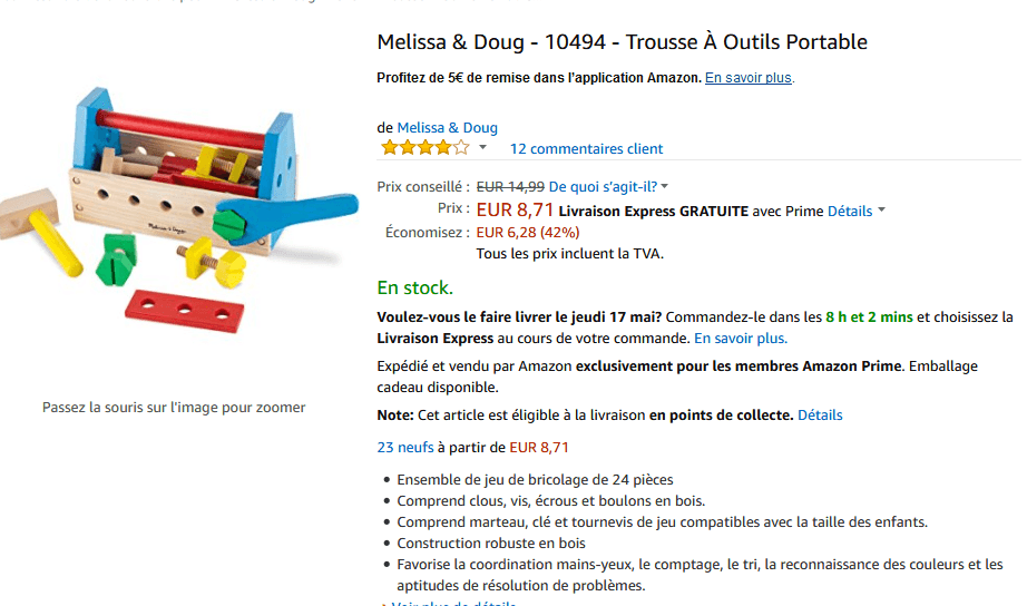 Melissa   Doug   10494   Trousse À Outils Portable  Amazon.fr  Jeux et Jouets.png