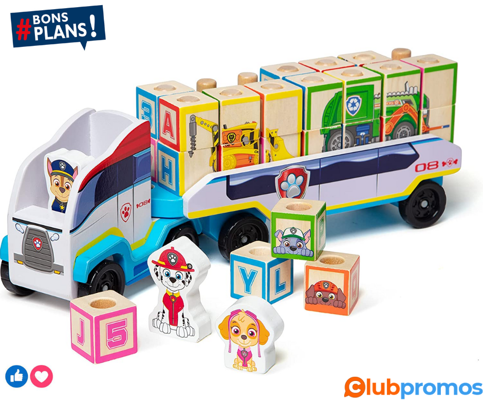 Melissa & Doug La Pat' Patrouille Camions à blocs ABC en bois.png