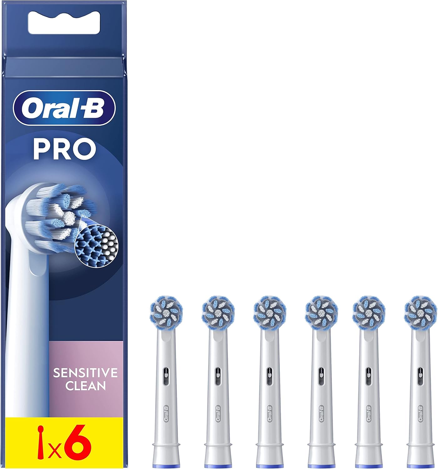 Pack de 6 Brossettes pour Brosse à dents électriques Oral-B Pro Sensitive Clean à 14,99€ au li...jpg