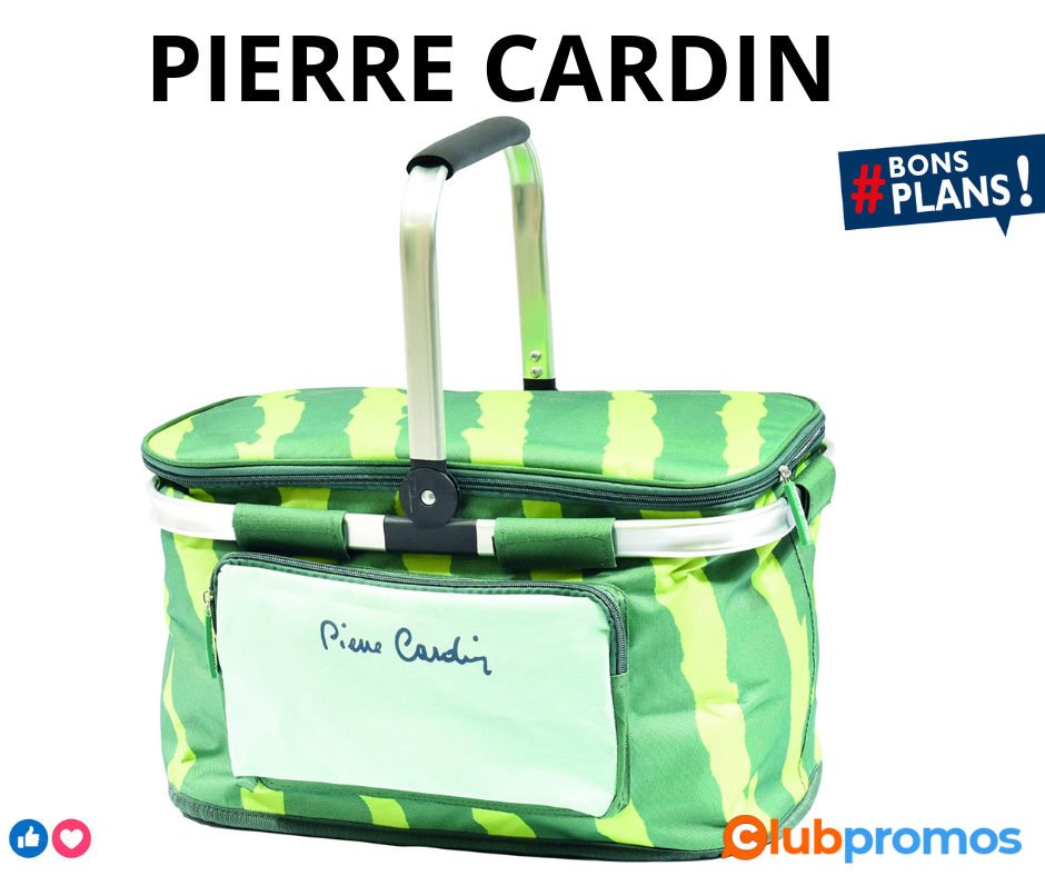 Pierre Cardin Haiti - Coffre Isotherme avec Poche - Vert - 30 litres.png