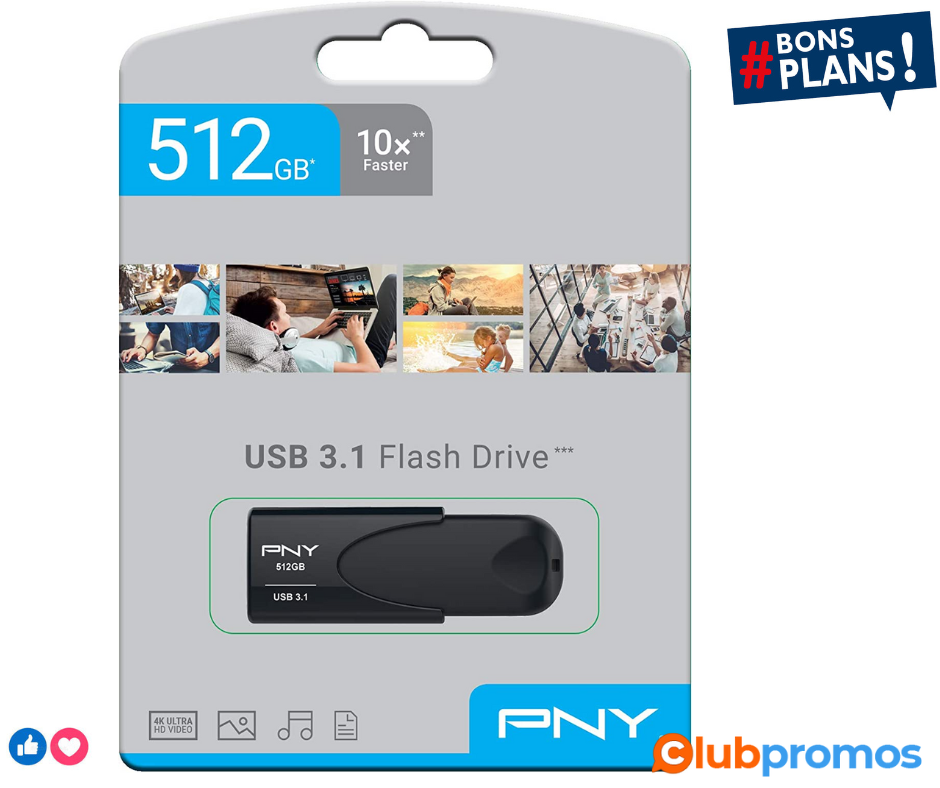 PNY Clé USB 3.1 Attaché 4 512 Go.png