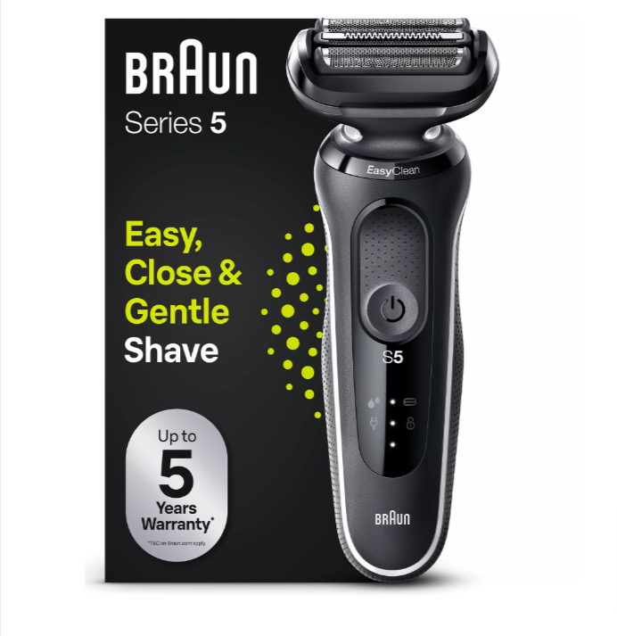 Rasoir Électrique BRAUN Series 5 51-W1000s à 59,99€ au lieu de 119,99€ sur Boulanger.png