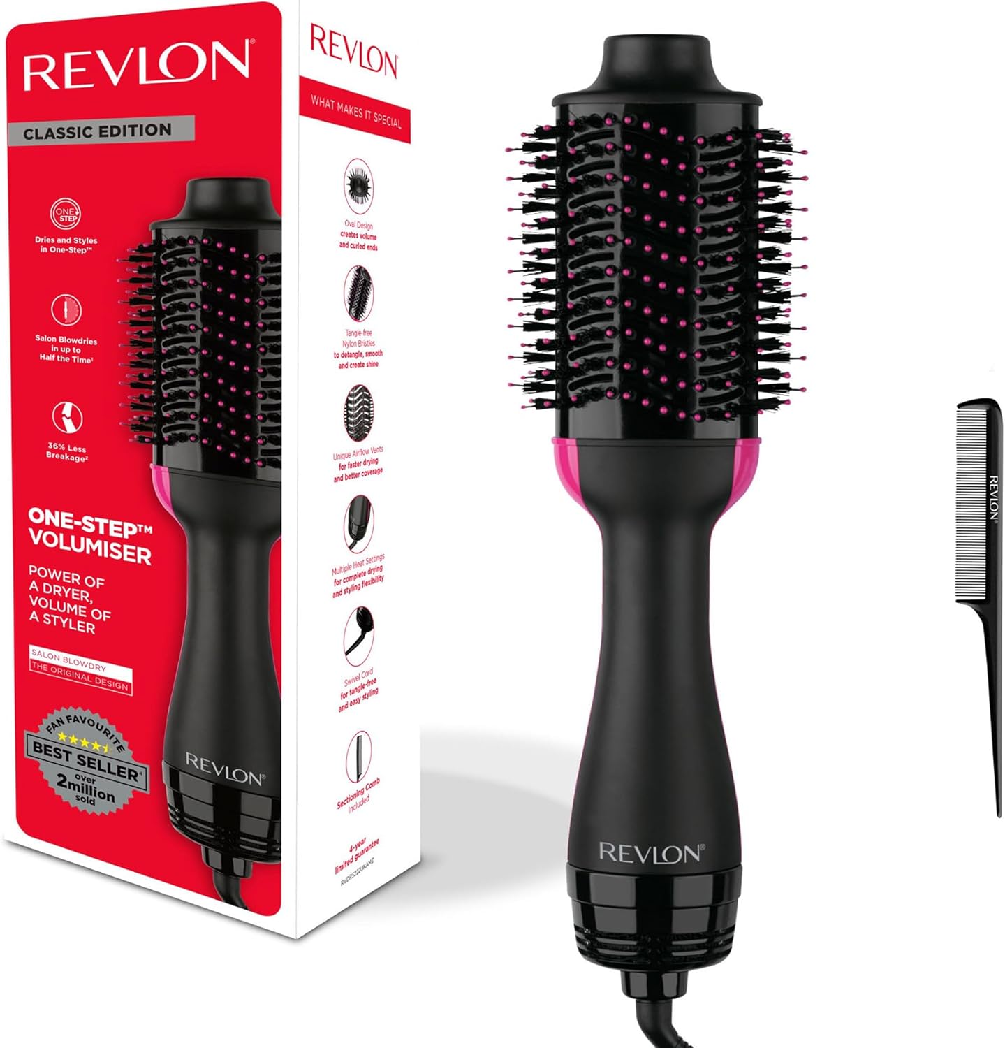 Revlon RVDR5222 Salon One-StepTM Brosse soufflante et volumisante à 34,99€ au lieu de 49,99€ s...jpg