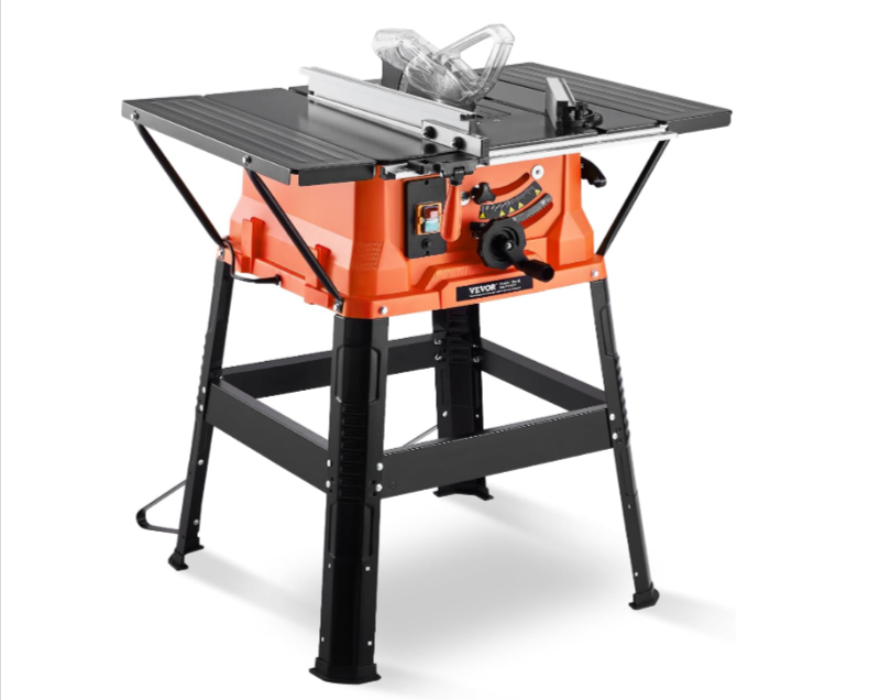 Scie sur table filaire Vevor - 1800W, Lame  254 mm, 4800 trs min, Lame 24 dents incluse.png