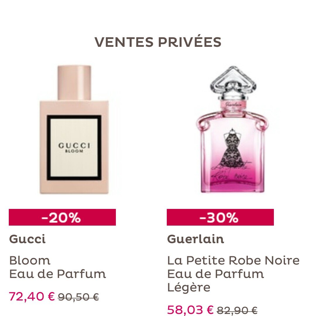 deal - Vente privée sur Nocibé !