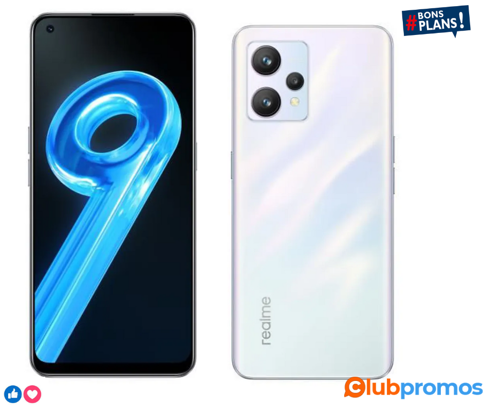 Smartphone 6.4 Realme 9 4G - 6 Go RAM, 128 Go bon plan higtech.png