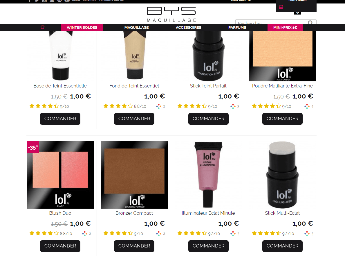 Tout à 1€   Soldes BYS Maquillage.png