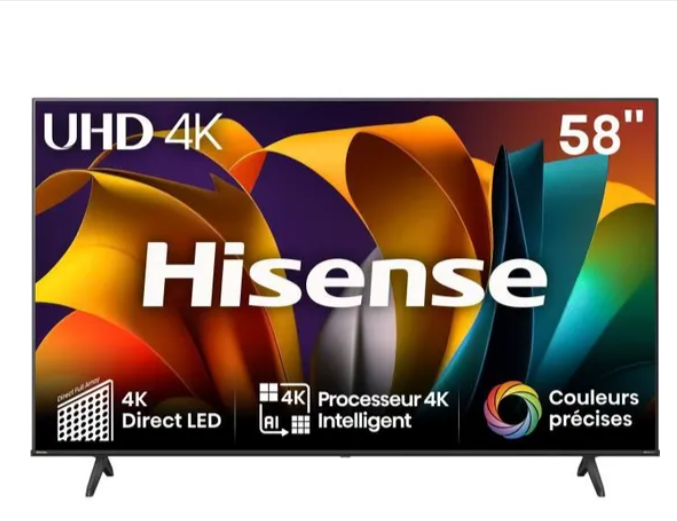 TV 58 pouces Hisense 58A6N 146 cm – LED, 4K UHD, Dolby Vision, Smart TV, 3xHDMI à 369,99€.png