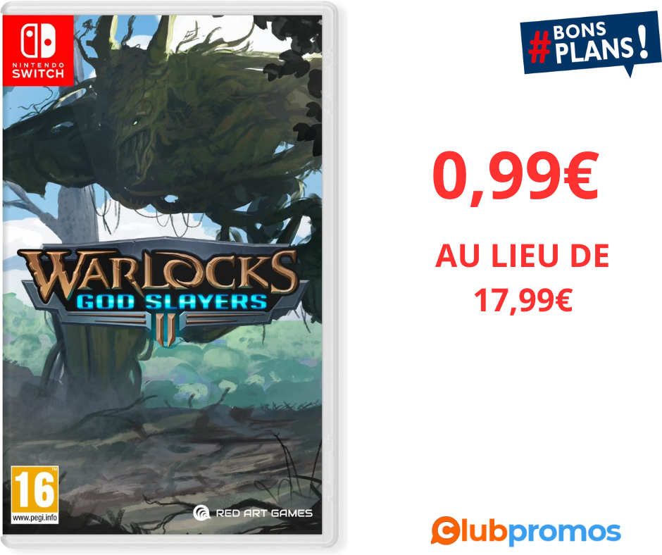 Warlocks 2 God Slayers sur Nintendo Switch à -94% SNintendo eShop.png