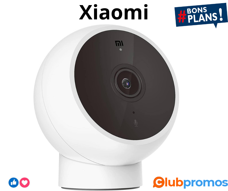 Xiaomi Mi Magnetic Mount caméra de surveillance 2K Noir, détection de mouvement, vision noctur...png