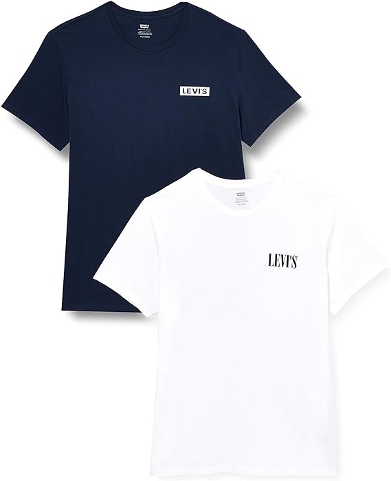 Levi's 2pk Crewneck Graphic T-Shirt (Lot de 2) Homme