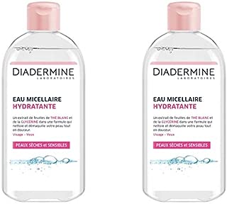 Diadermine - Eau Micellaire - Hydratante - 400 ml - Lot de 2