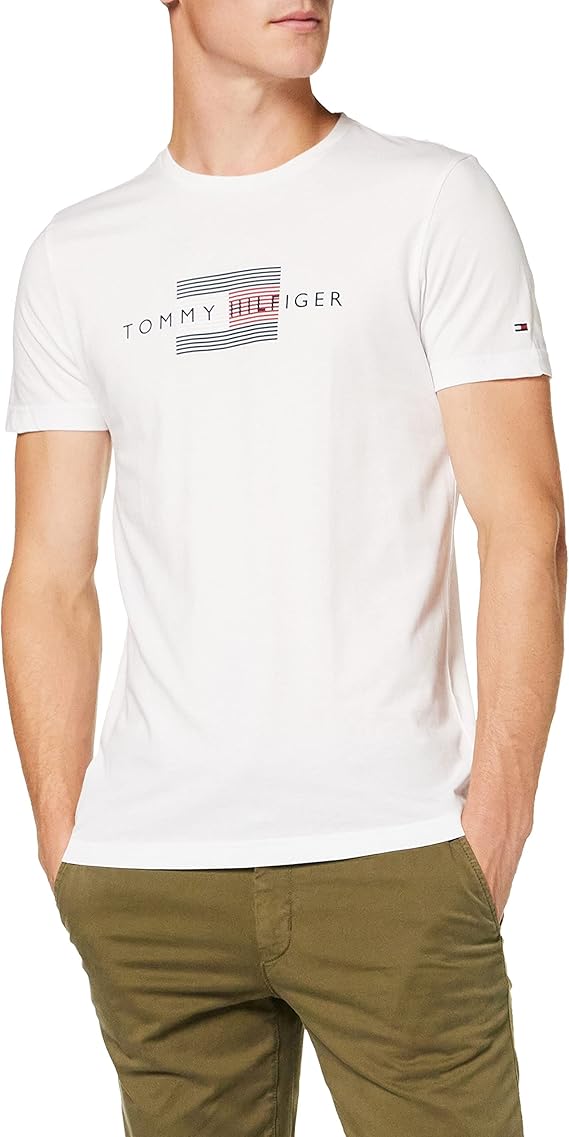 Tommy Hilfiger Lines Hilfiger Tee T-Shirt Homme