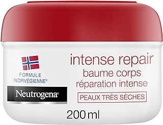 Neutrogena Réparation Intense, Baume Hydratant Corps, Pour Peaux Très Sèches, 1 Pot de 200ml