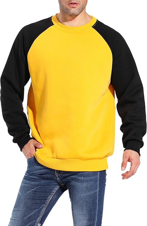 FITTOO Sweat-Shirt Homme Manches Longues Pull Sweat Pullover Sport