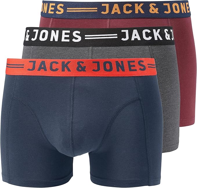 JACK & JONES Caleçon Boxeur (Lot de 3) Homme