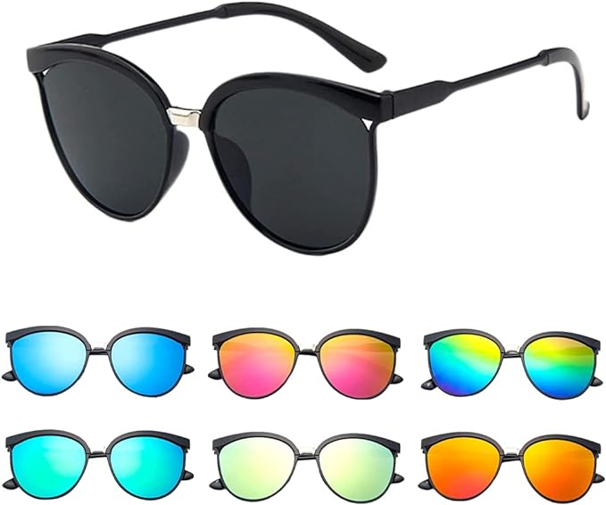 FIRFONMA Lunettes de soleil polarisantes pour femmes et hommes Cadres légers Lunettes de soleil polychromatiques UV400