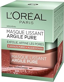 L’Oréal Paris – Masque Lissant Pour Le Visage – Argile Pure – 50 ml