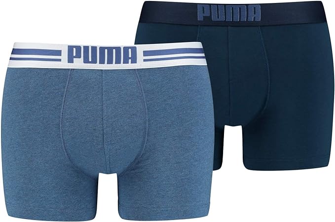 PUMA Placed Logo Boxer 2p sous-vêtements Homme