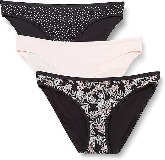 Iris & Lilly Slip en Coton Femme, Lot de 3