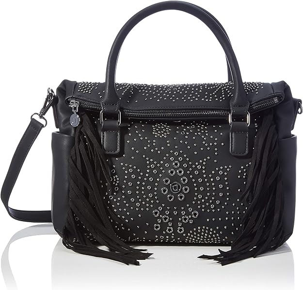 Desigual Accessories PU Hand Bag, Sac à main. Femme, Noir, U