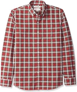 Goodthreads Standard-fit Long-Sleeve Plaid Oxford Shirt - Button-Down-Shirts - Homme