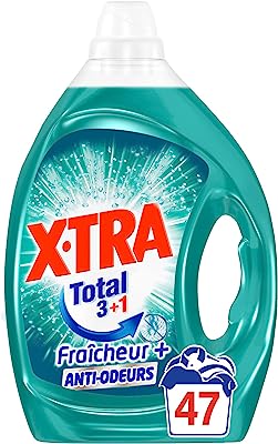 X•Tra Total Fraicheur 47 lavages - Lessive liquide - Entretien du linge